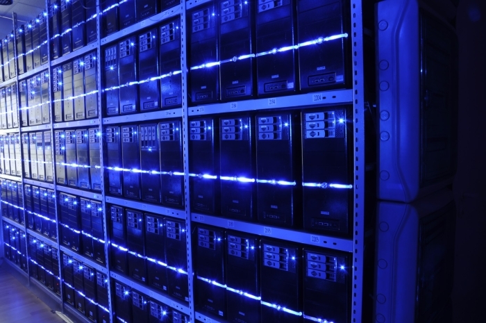 Server room filled with servers powering AI firms Server room filled with servers powering AI firms