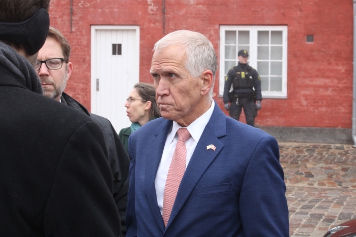 Senator Thom Tillis at memorial ceremony in Copenhagen Senator Thom Tillis at memorial ceremony in Copenhagen