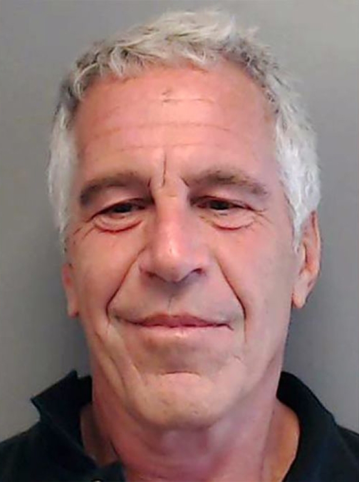 Mug shot of Jeffrey Epstein taken in July 2013